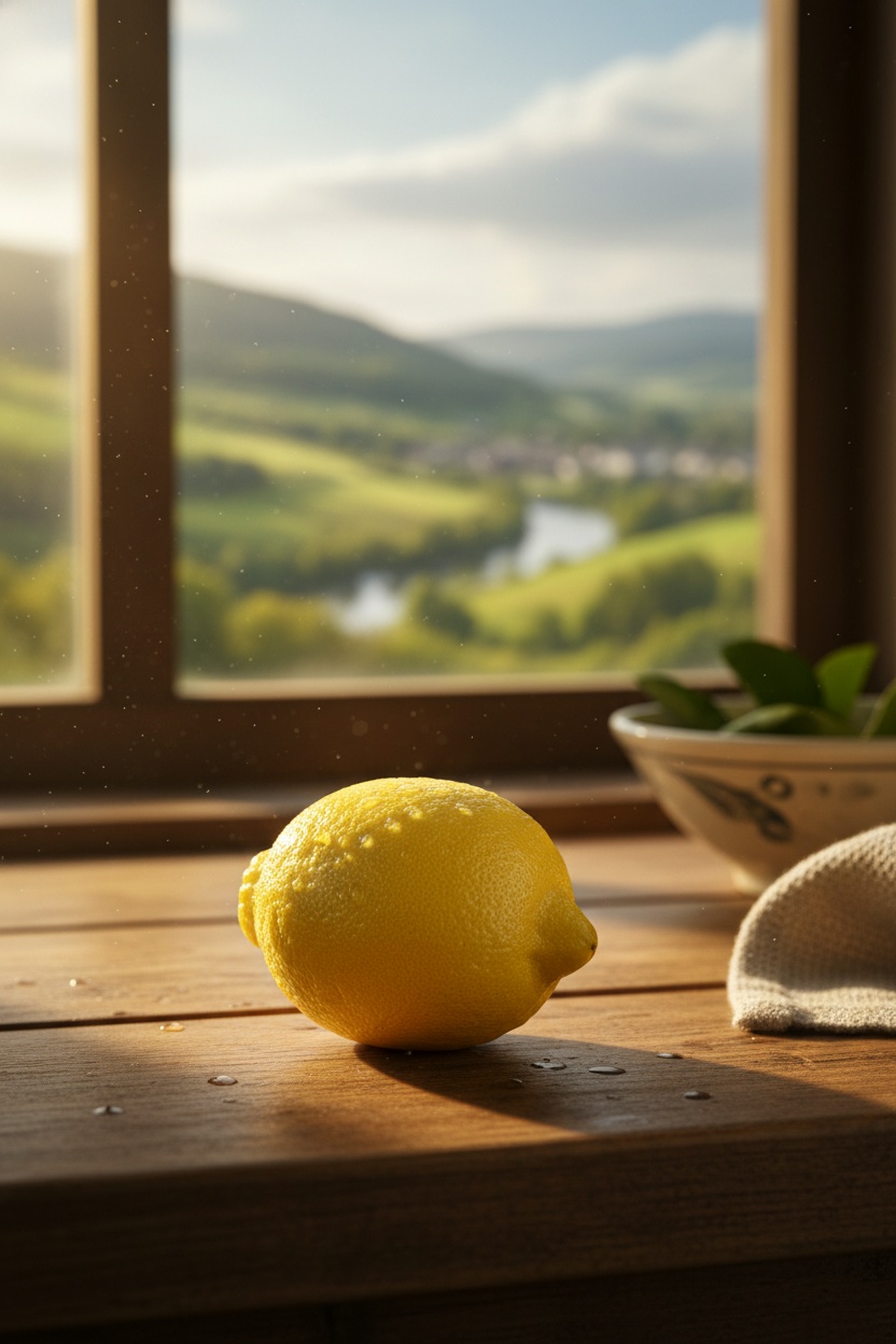 Citron i morgonljus